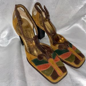 Stunning Vintage Dolce & Gabbana Butterfly Heels